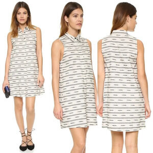 Alice & Olivia Isabelle Shirt linen Dress small